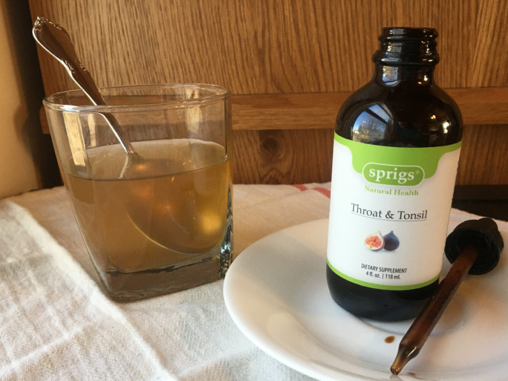 Sprigs' Echinacea + Throat Syrup--soothing remedy for sore throats